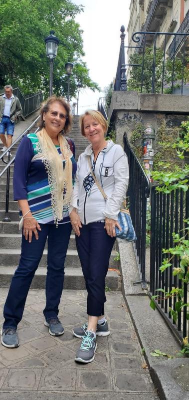 I visited the Sacré-Cœur Basilica with Dewey Beach resident Hoda Haddad Khouri and her husband Nadim.